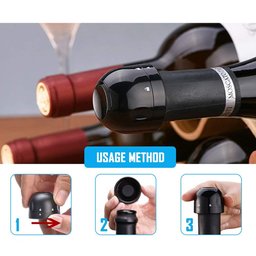 Tampa Rolha para Vinho Champanhe com Trava - 3