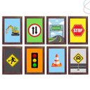Ver imagem 5 de Kit 8 Quadros Decorativos Infantil Carros: Pinus