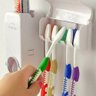 Dispenser Aplicador Creme Dental Pasta Dente Suporte Escovas - 1