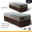 Ver imagem 4 de Cama Box com Colchão de Espuma D45 Pillow Top Strong One Face + Auxiliar de Espuma Solteiro 88cm