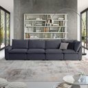 Ver imagem 1 de Sofá Modular Hug 8 Lugares 460cm em Linho CabeCasa MadeiraOriginals