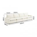 Ver imagem 2 de Sofá Modular Hug 8 Lugares 460cm em Linho CabeCasa MadeiraOriginals