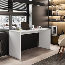 Mesa para Computador Escritório Home Office:branco - 2