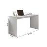 Mesa para Computador Escritório Home Office:branco - 3