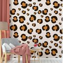 Ver imagem 1 de Papel de Parede - Animal Print - Mod 031 Manchas Marrom-60x300cm