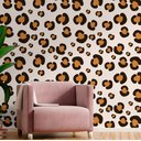 Ver imagem 2 de Papel de Parede - Animal Print - Mod 031 Manchas Marrom-60x300cm