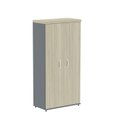 Ver imagem 3 de Armario Alto 02 Portas Pivotante 79,2cm x 161,1 Cinza/Castanheira/Grafito