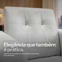 Ver imagem 4 de Sofá 3 Lugares com Kit 2 Poltronas Arezzo Sintetico PU D03 - D'Rossi
