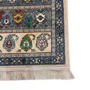 Ver imagem 7 de Tapete Persa Iraniano Bege com Azul Ideal para Quarto e Hall de Entrada 0,50x1,00cm