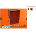 Ver imagem 2 de Gabinete Mogno Bancada Movel Maq. Costura Reta Pretinha 15c.