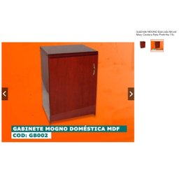Gabinete Mogno Bancada Movel Maq. Costura Reta Pretinha 15c. - 2
