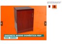 Ver imagem 2 de Gabinete Mogno Bancada Movel Maq. Costura Reta Pretinha 15c.
