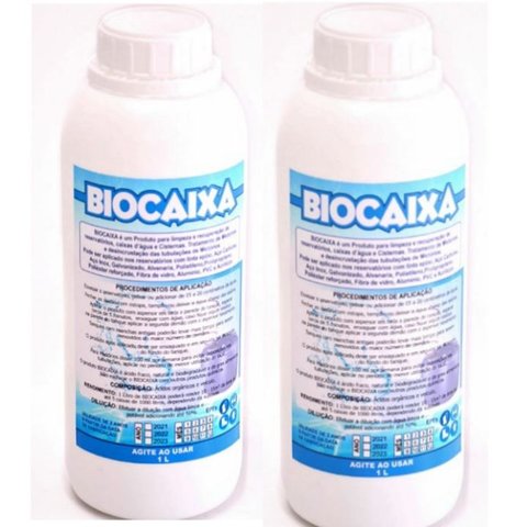 Biocaixa Removedor de Incrustações Das Paredes de Caixa D'água, Cisternas, Reservatórios, Tubulações