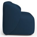 Ver imagem 6 de Sofá Heidy Orgânico 2 Lugares Fixo 170cm Azul Veludo para Sala de Estar Lyam Decor