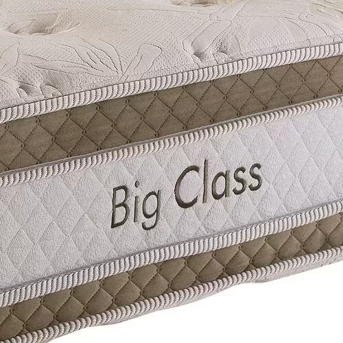 Colchão King HERVAL - MOLAS CONFORTCLASS - BIG CLASS ECO BAMBOO - 193X203X32 - 2