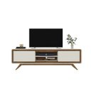 Ver imagem 1 de Rack Channel 1.5 Nature/off White - Fabri Móveis