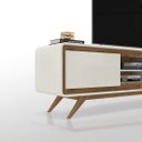 Ver imagem 2 de Rack Channel 1.5 Nature/off White - Fabri Móveis