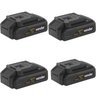 Kit com 4 Baterias Vonder 12v Pfv012 Lítio para Parafusadeira Furadeira - 1