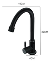 Ver imagem 4 de Torneira para Cozinha Monocomando para Bancada, Lavabo Cromada Fc-41