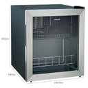 Ver imagem 3 de Frigobar 46l Suggar Tampa Vidro - Fb4611ix