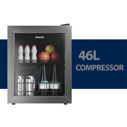 Frigobar 46l Suggar Tampa Vidro - Fb4611ix - 7
