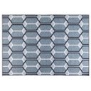 Ver imagem 2 de Tapete Corttex Berlim Geométrico Cinza e Preto - 2,40M x 2M de Largura