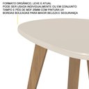 Ver imagem 5 de Mesa de Centro Mdf Tampo Curvo 91 Cm 4604 Off White Arly