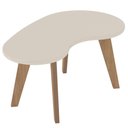 Ver imagem 2 de Mesa de Centro Mdf Tampo Curvo 91 Cm 4604 Off White Arly