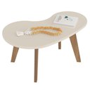 Ver imagem 4 de Mesa de Centro Mdf Tampo Curvo 91 Cm 4604 Off White Arly