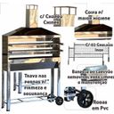 Ver imagem 2 de Churrasqueira Inox Para Espetinho Com 2 Grelhas Inox e Coifa Tamanho 1 Metro 25x180 LOJA DE CHURRASQ
