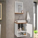 Ver imagem 3 de Conjunto de Banheiro com Gabinete 1 Porta e 1 Espelheira Lima