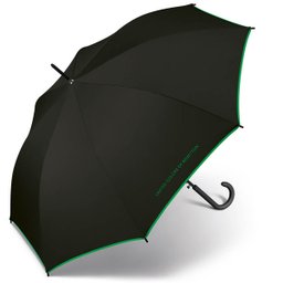 Guarda-Chuva Automático Longo Sombrinha United Colors Black Benetton - 1
