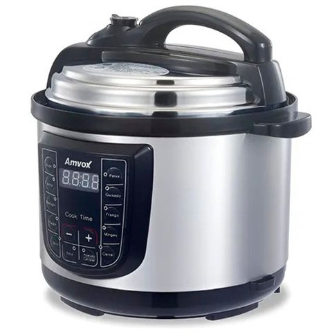Panela Elétrica Pressão 5 Litros Digital 110v Multifuncional 900w Timer Feijão Sopa Amvox Aps050 127