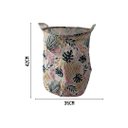 Ver imagem 3 de Cesto Organizador Multiuso para Brinquedos Roupas Suja Dobrável 42ax35d