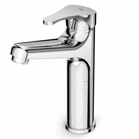 Misturador Monocomando de Mesa para Lavatório Ecoline Bica Alta Cromado - Celite