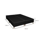 Ver imagem 3 de Base Box Queen com 12 Pés em Madeira Preto
