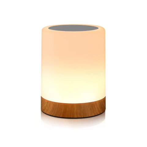 Abajur Toque lâmpada led candeeiro de mesa lâmpada de cabeceira rgb lâmpada de mesa quarto com senso