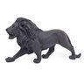 Estatua Enfeite de Resina Leão Preto Fosco 21cm - 1