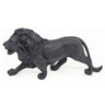 Estatua Enfeite de Resina Leão Preto Fosco 21cm - 4