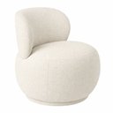 Ver imagem 1 de Poltrona Ninho Fixa Bouclé Off White - Sallar Home