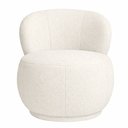 Ver imagem 4 de Poltrona Ninho Fixa Bouclé Off White - Sallar Home