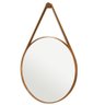 Espelho Adnet Parede Escandinavo 60cm com Suporte C.caramelo - 1