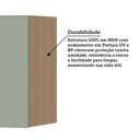 Ver imagem 3 de Armário Aéreo para Geladeira 80cm 2 Portas Slim Luciane Móveis