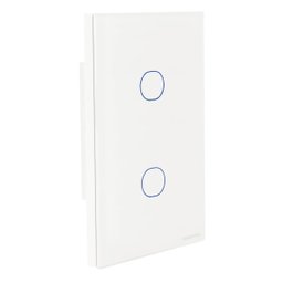 Interruptor Touch Wi-Fi Smart Tramontina Branco com 2 Canais - 2