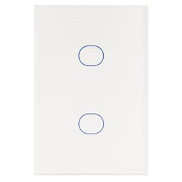 Interruptor Touch Wi-Fi Smart Tramontina Branco com 2 Canais - 1
