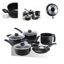 Ver imagem 1 de Jogo de Panelas Antiaderente 6 Peças Preto