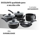 Ver imagem 2 de Jogo de Panelas Antiaderente 6 Peças Preto