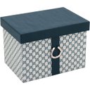 Ver imagem 6 de HOME&CO SATURNO CAIXA ORGANIZADORA SINTÉTICO AZUL 2PÇ