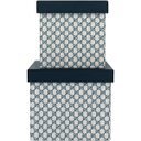 Ver imagem 3 de HOME&CO SATURNO CAIXA ORGANIZADORA SINTÉTICO AZUL 2PÇ