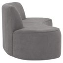Ver imagem 4 de Sofá 03 Lugares 210cm Mônaco Bouclé Cinza - Nexta Casa